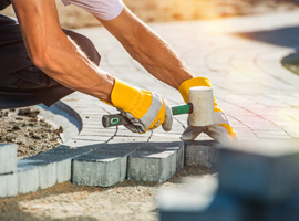 Garden Brick Pathway